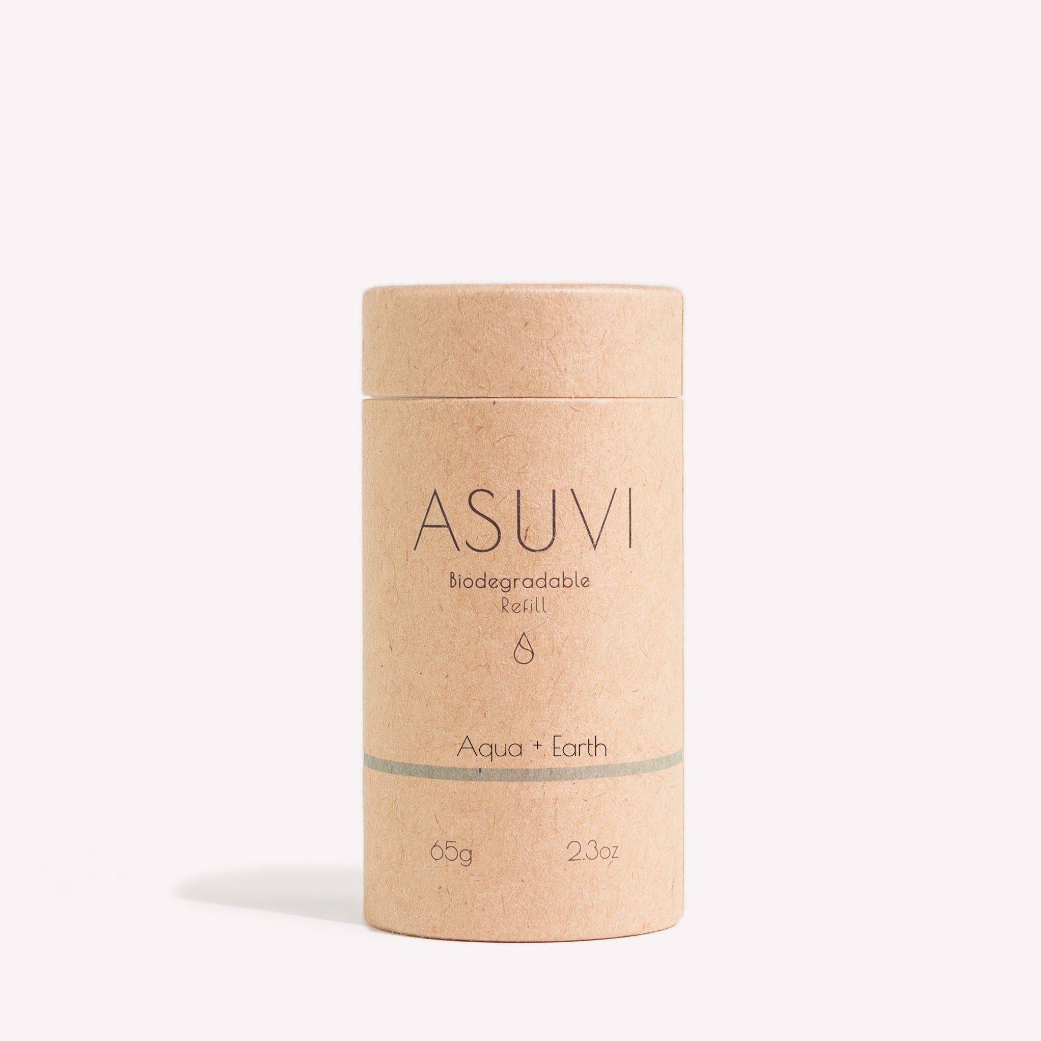 Asuvi Natural Deodorant Refill - Aqua + Earth