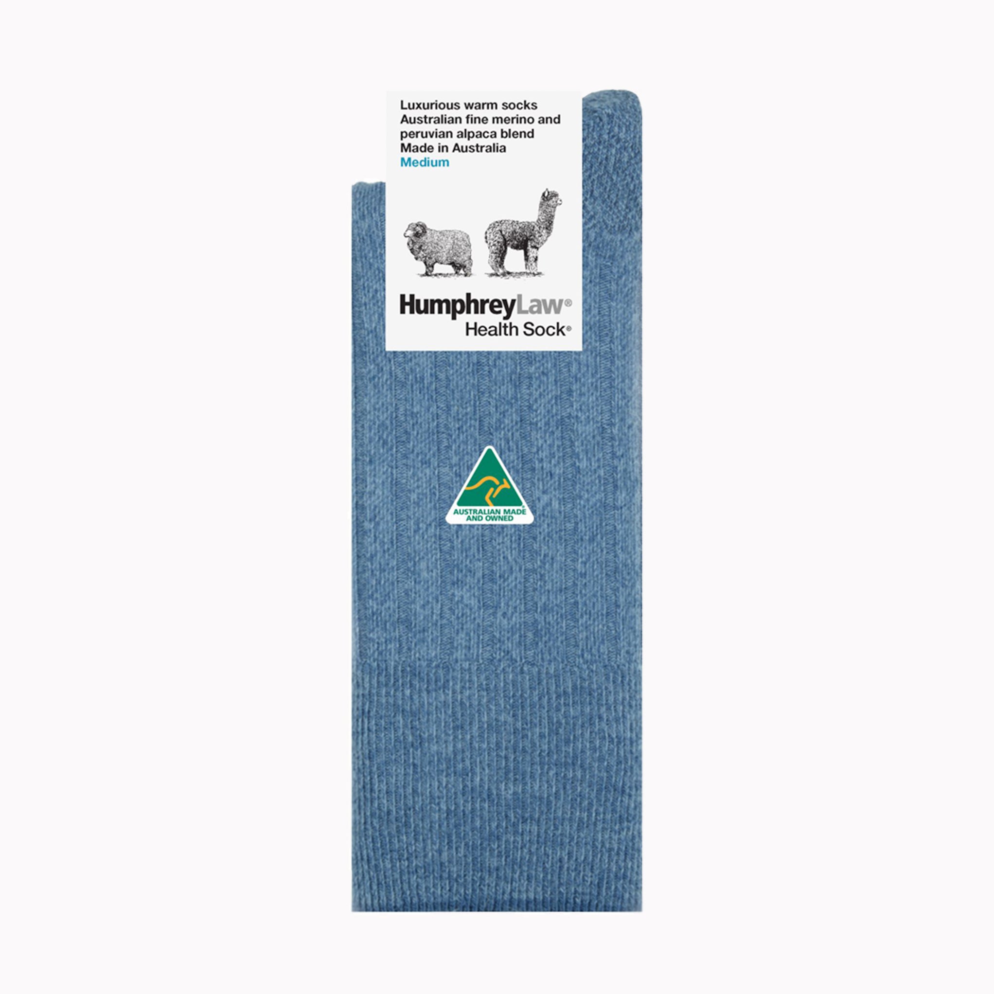 Humphrey Law Health Sock - Denim