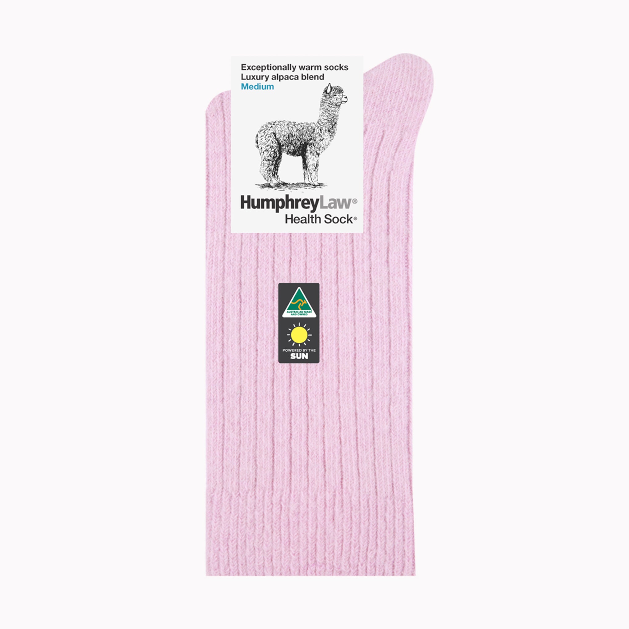 Humphrey Law Health Sock - Powder Pink