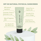 SPF 50 natural sunscreen