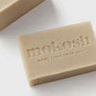 A bar of Mokosh organic soap. 