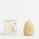 Beeswax Pine Cone Candle