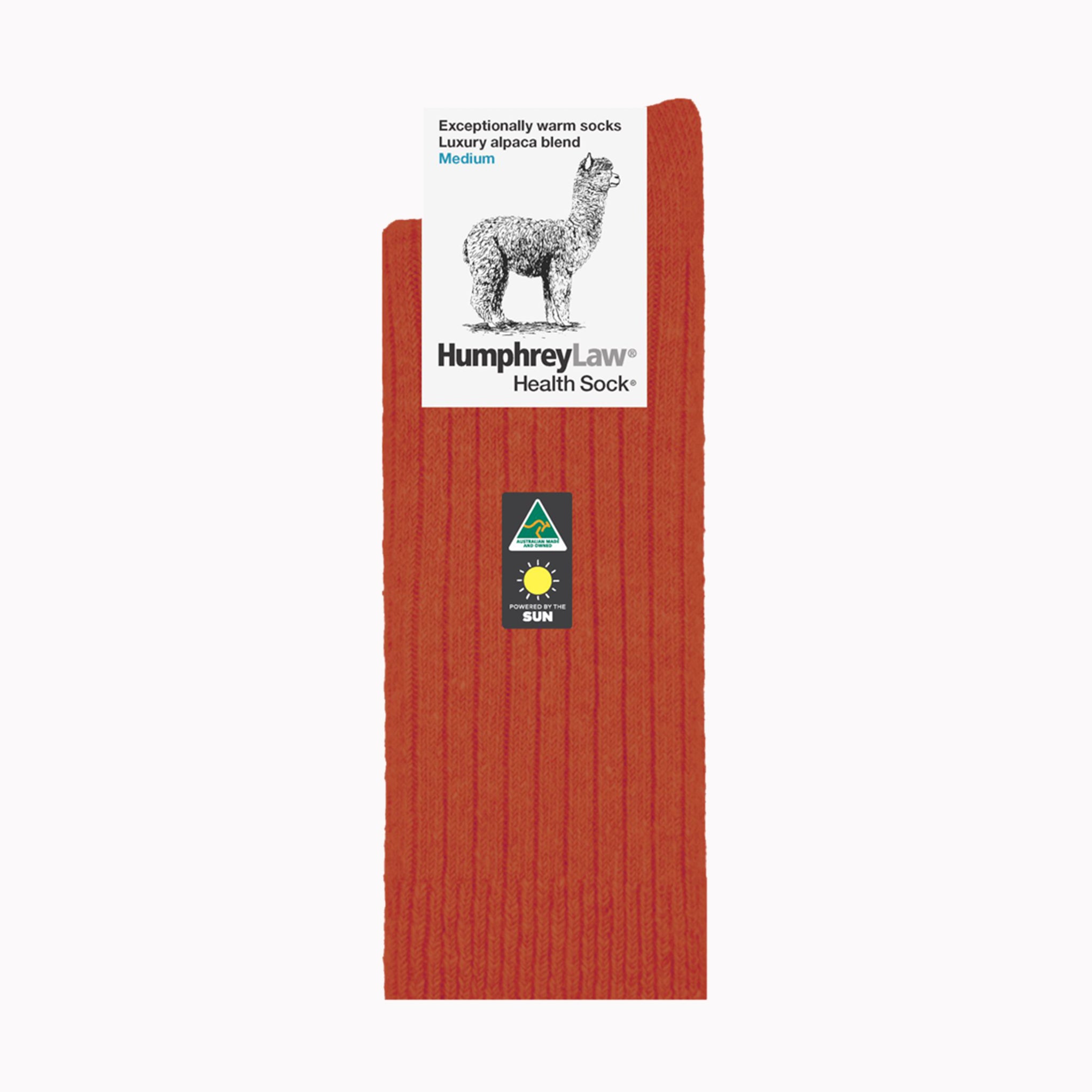 Humphrey Law Health Sock - Terracotta