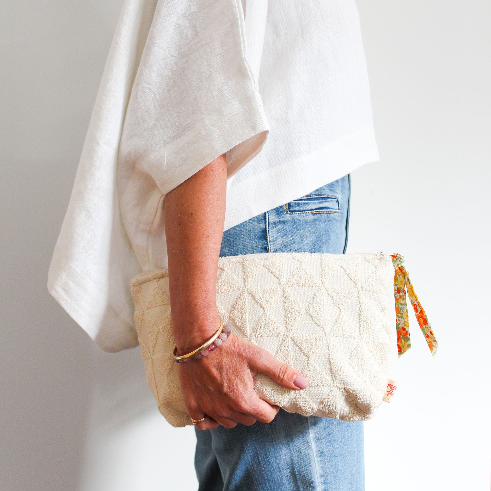 Creative Finds Towelling Clutch