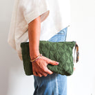 Creative Finds Towelling Clutch